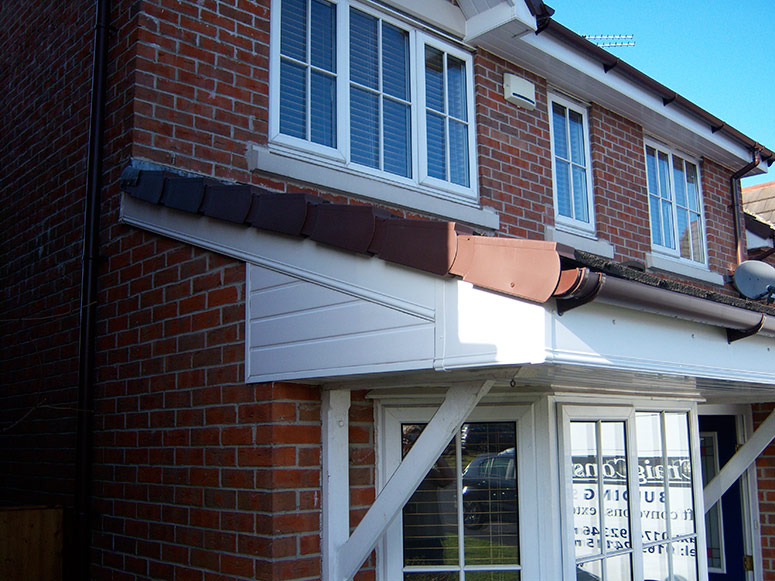 Canopy over front door