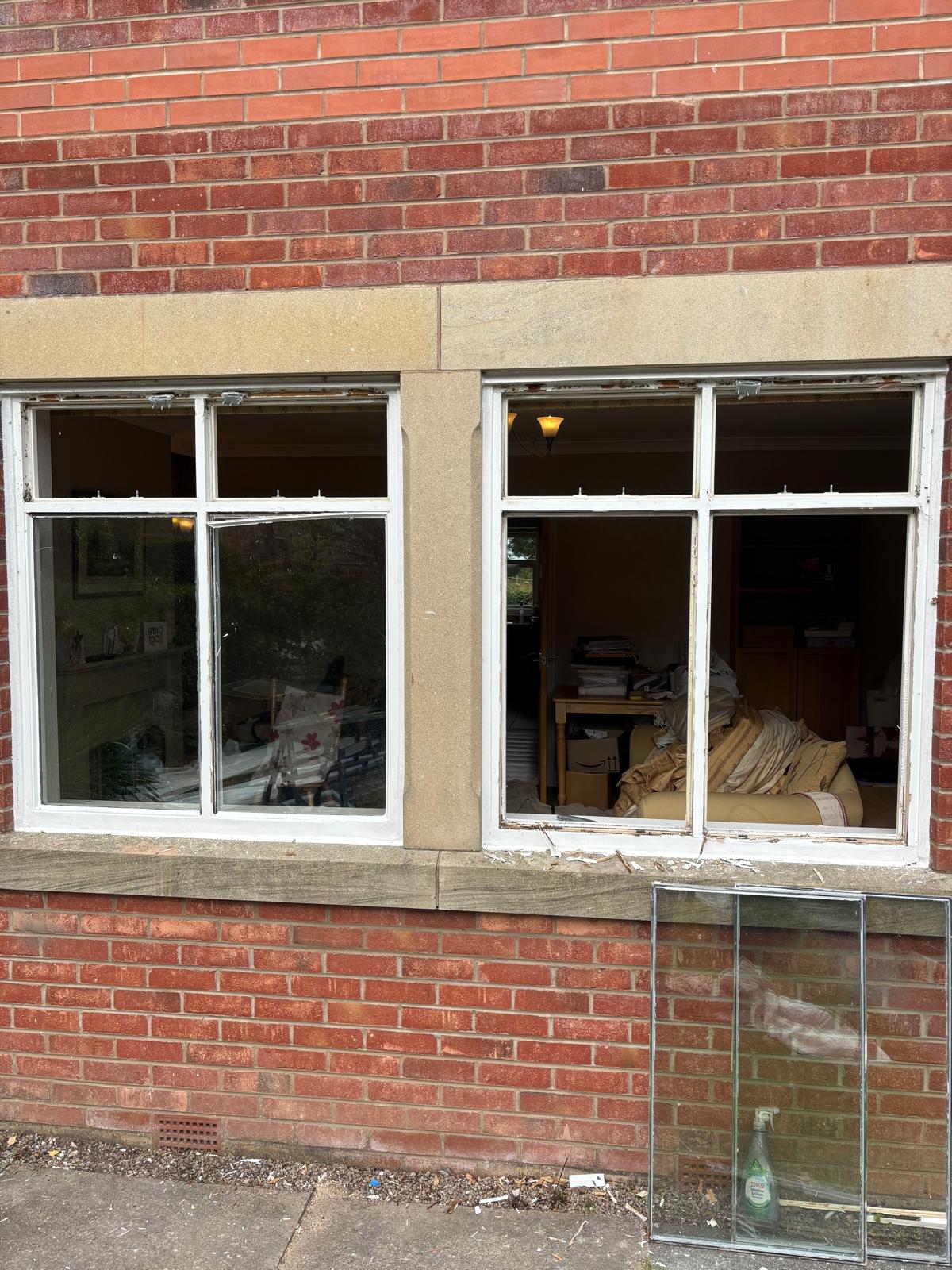 Green top window composite door